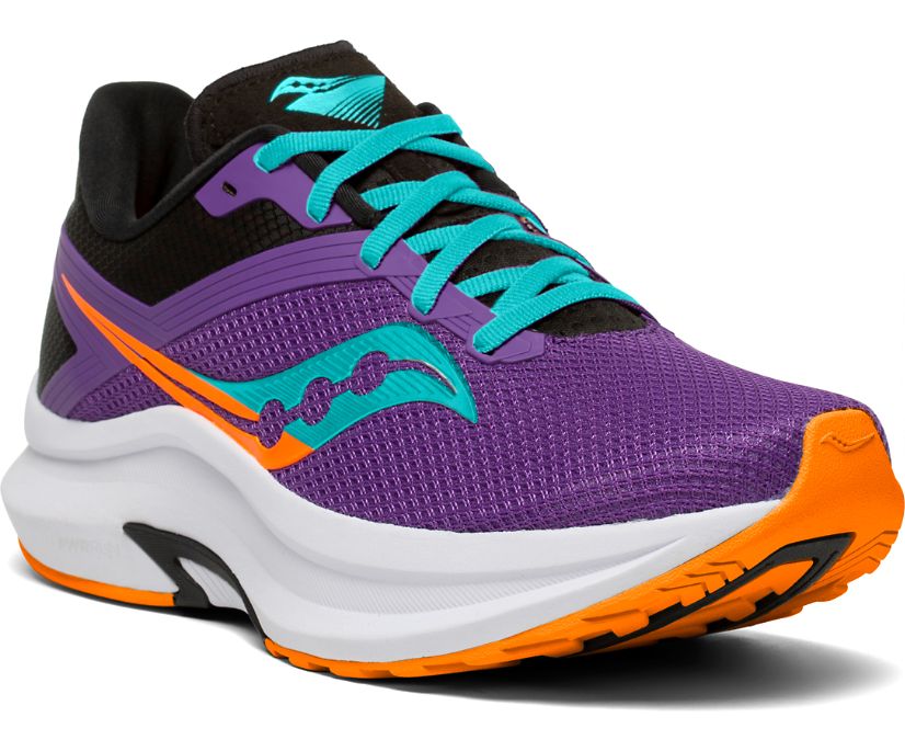 Saucony Axon Women's Running Shoes Purple / Blue | Canada 082RVDW